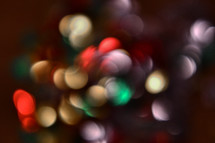 sparkling Christmas colors bokeh backdrop 