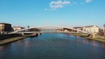 vistula river krakow bridge
