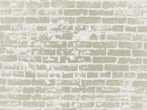 wall of tan bricks with white cement - background element