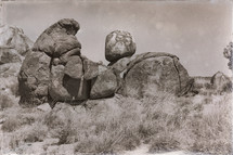 rocks in a desert 