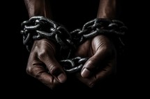 Hands Wrapped in Chains
