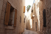 old city Jerusalem stone streets