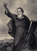 St.Paul, 19th century engraved depiction