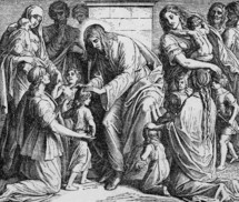 Jesus receives the children, Matthew 19: 13-15