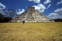An ancient pyramid in Quetzalcoatl.