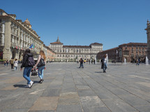 TURIN, ITALY - CIRCA MAY 2019: Palazzo Reale (meaning Royal Palace)