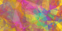warm, colorful polygon abstract background 