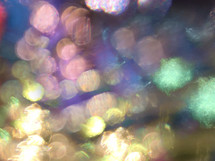 sparkly, festive, cheerful multicolored bokeh light 