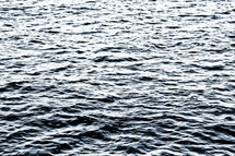 choppy water surface 