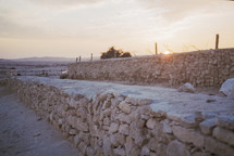 Stone walls in Israel