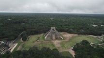 Chichen Itza Aerial Pyramid Mayan Ruins