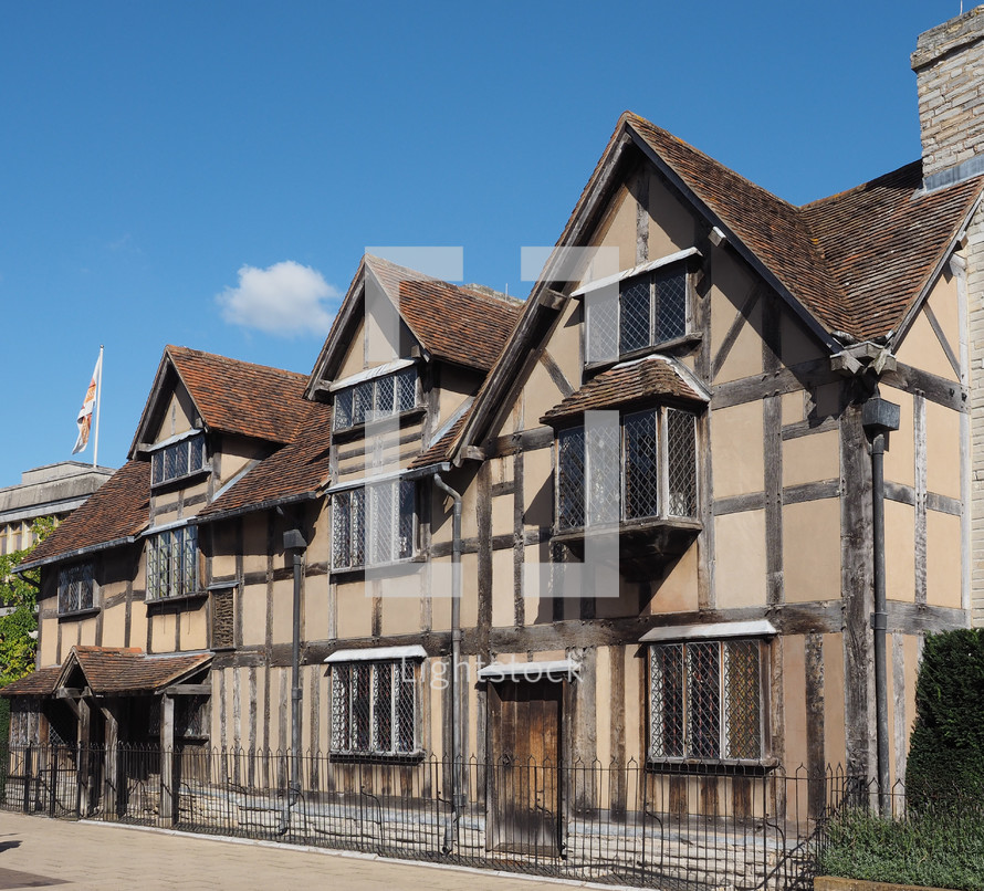 STRATFORD UPON AVON, UK - SEPTEMBER 26, 2015: William Shakespeare birthplace
