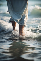 Jesus walking on the water