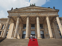 BERLIN, GERMANY - CIRCA JUNE 2016: Konzerthaus Berlin concert hall on the Gendarmenmarkt square in central Mitte district