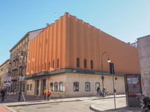 TURIN, ITALY - OCTOBER 22, 2014: The Cinema Massimo is the main movie theatre of the Museo Nazionale del Cinema meaning National Museum of Cinema