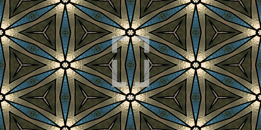 stained glass seamless tile kaleidoscopic pattern