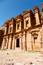 the antique site of petra in jordan the monastery 