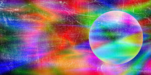 multicolored abstract design with orb and grunge effect
