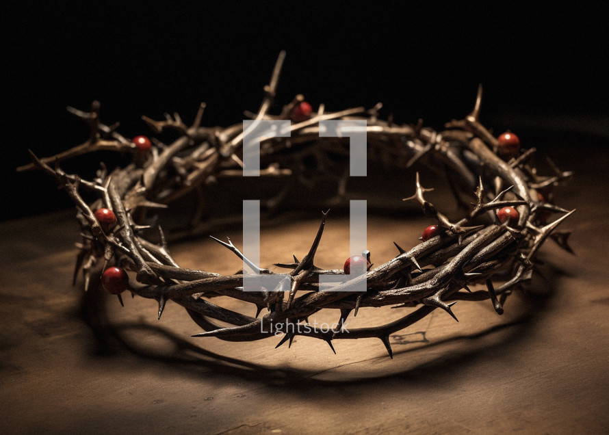 Photo of a crown of thorns