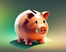Piggy Bank Illustration for Financial Planning 