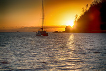 sailing at sunrise 