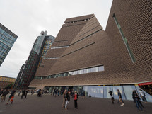 LONDON, UK - CIRCA JUNE 2016: The Switch House at Tate Modern art gallery in South Bank power station