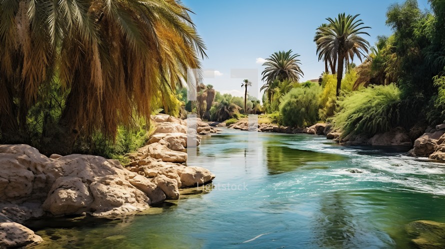 Jordan river is the paradise on earth 