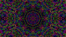 Colorful kaleidoscope pattern VJ loop background 4k