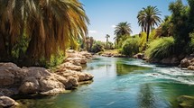 Jordan river is the paradise on earth 