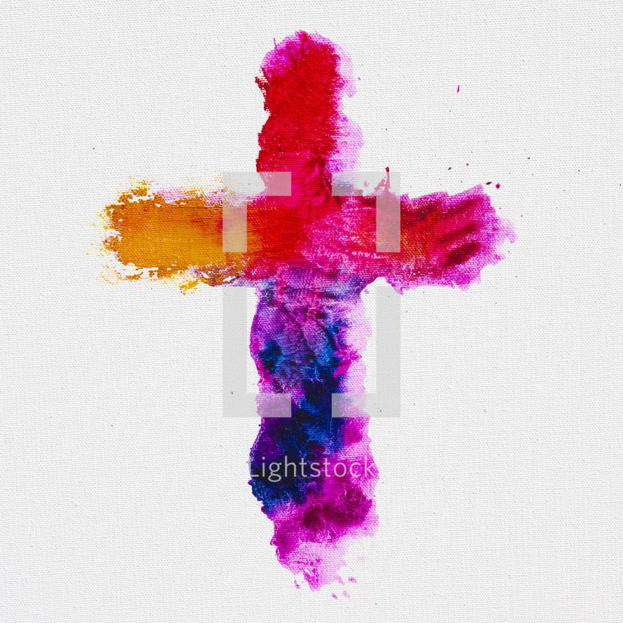 cross of Christ oil painting on canvas 