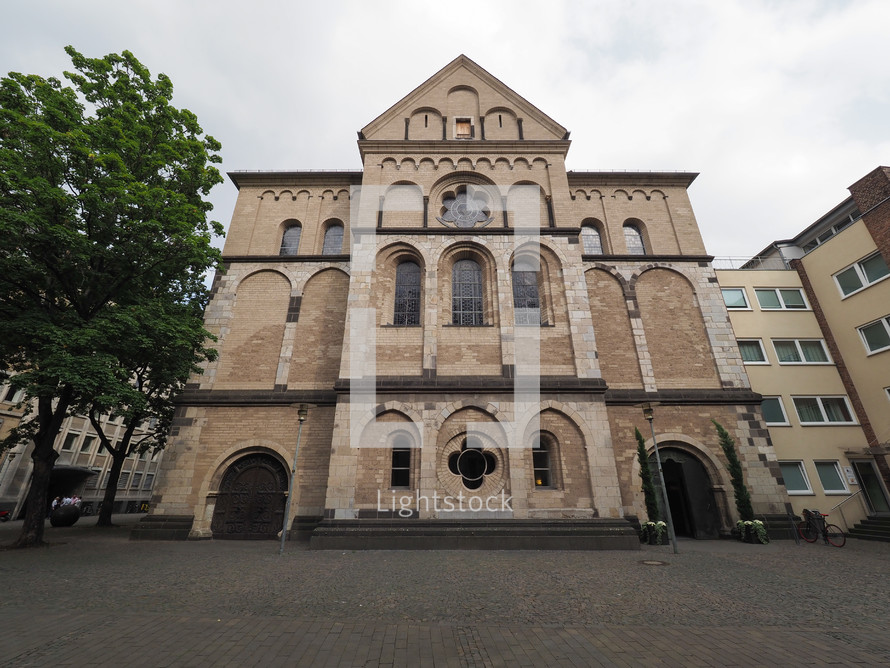 St Andreas romanesque basilica in Koeln, Germany