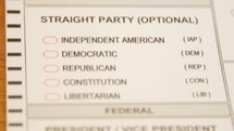 ballot, straight party ticket 