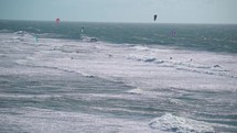 kite surfers 