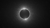 Solar Eclipse Black Hole - Space Animation	