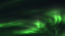 green northern lights ( aurora borealis ) in the night sky, seamless loop