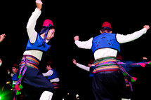 Turkish boys doing folk dance