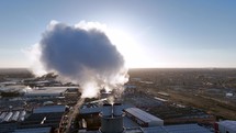Atmospheric Emissions and Pollution Caused By Industrial Smoke