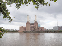 Battersea Power Station in London England UK