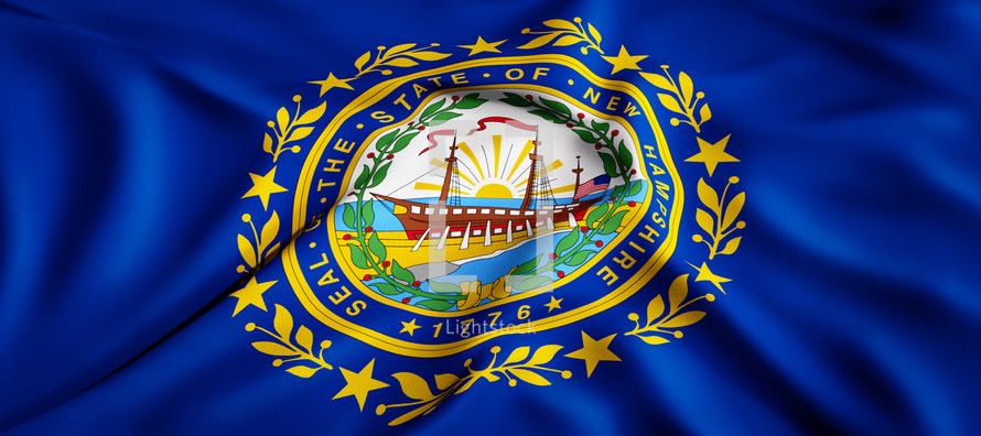 state flag of New Hampshire 