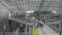 TURIN, ITALY - CIRCA APRIL 2023: Torino Porta Susa railway station