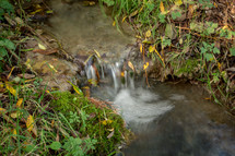 A Smooth Stream Flowing Through the Grass