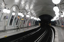Paris Metro Station 