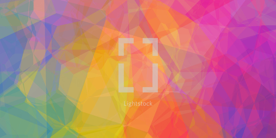 Colorful, geometric abstract background