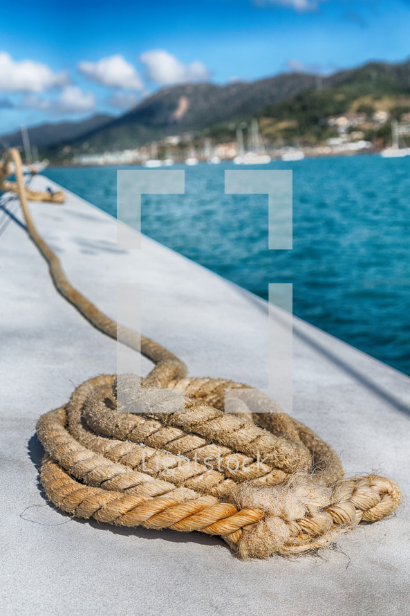rope on a vessel 