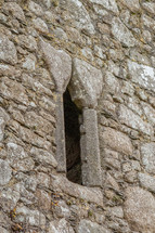 Ancient Stone Window on a Ruin, Ireland