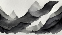 Black and White Water Colors