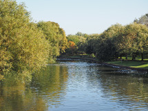 River Avon in Stratford upon Avon, UK