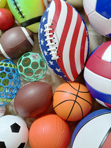 collection of balls for children
