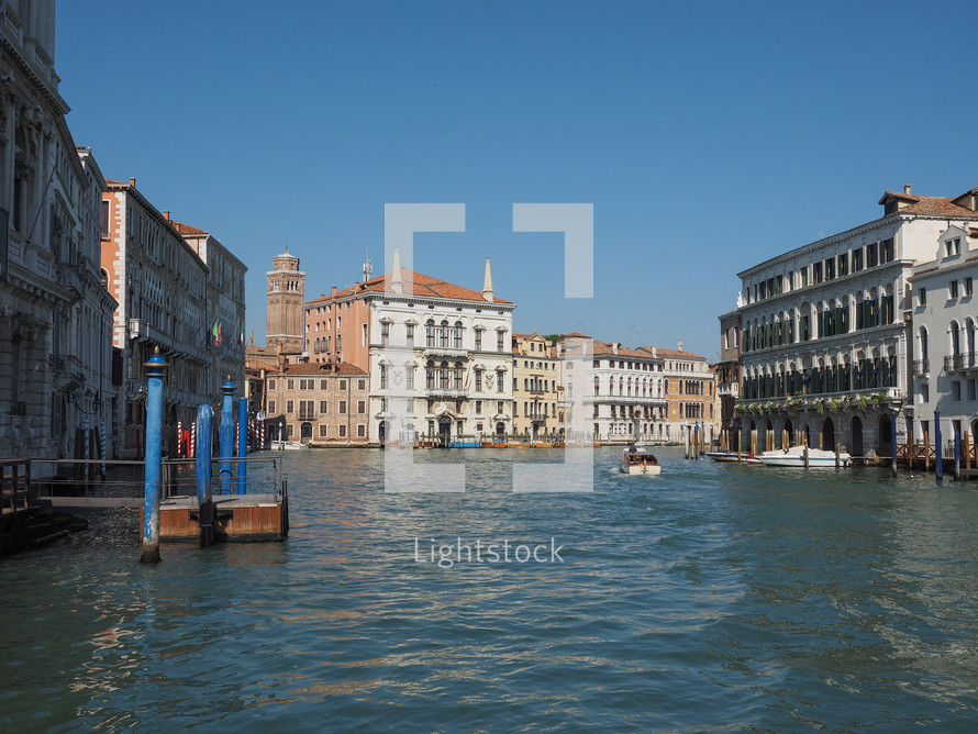 VENICE, ITALY - CIRCA SEPTEMBER 2016: The Canal Grande (meaning Grand Canal)