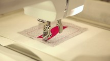 sewing machine at work 